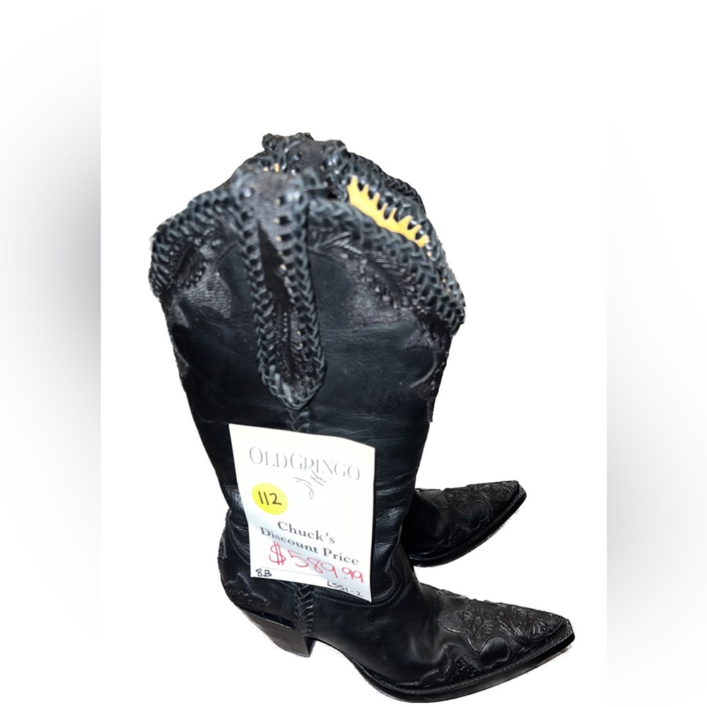 Old Gringo Black cowboy cowgirl country Boots - Picture 4 of 9